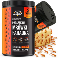 Mittel gegen Pharaoameisen – Pulver mit Zweikomponenten-Lockstoff No Pest Faraodust 250 g.